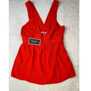 NWT Juicy Couture Firecracker Red Guinevere Tank